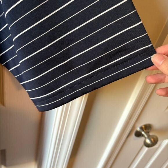 Bobby Jones Performance Moselem Springs Golf Club Stripe Polo Navy XXL - Picture 8 of 13